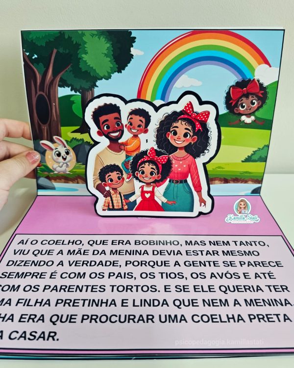 Livro 3d menina bonita do laço de fita - Imagem 6