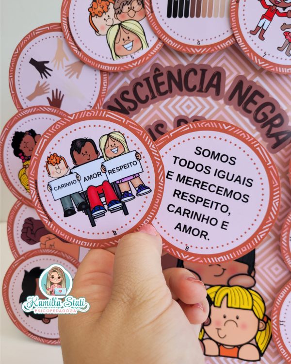 Luva consciência negra: tons de pele - Imagem 3