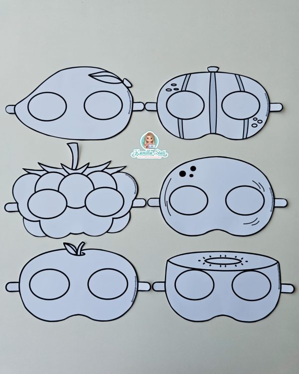 Máscaras das frutas - Imagem 5