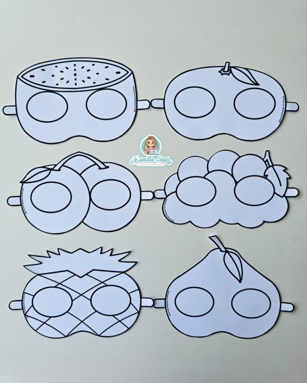 Máscaras das frutas - Imagem 6