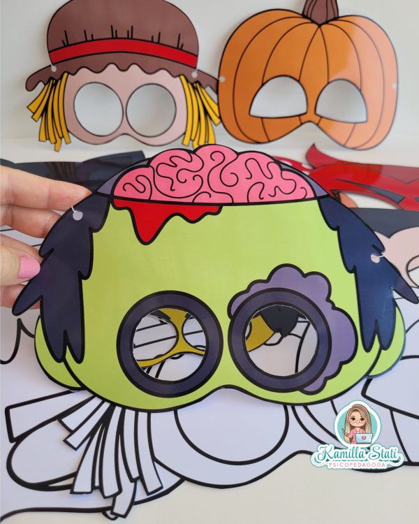 Máscaras halloween - Imagem 4