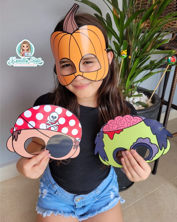 Máscaras halloween - Imagem 8