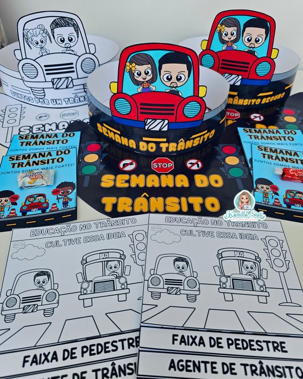 Mini kit semana do trânsito