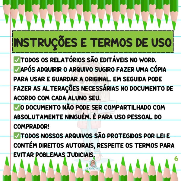 Modelos de relatórios 1°ano - Imagem 6