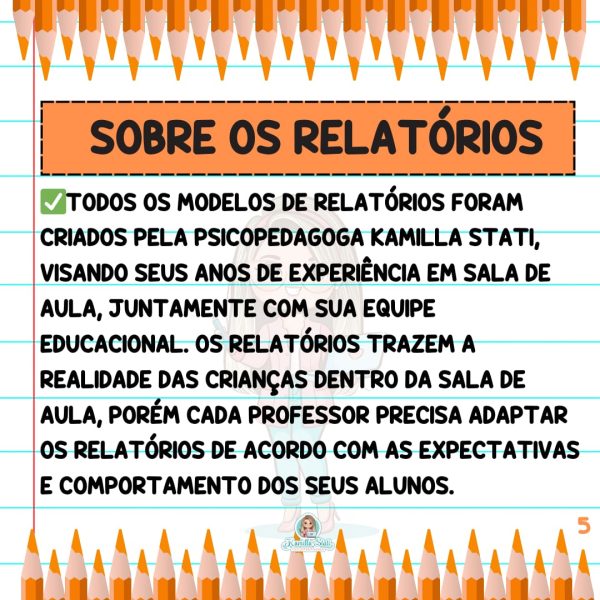 Modelos de relatórios 2º ano - Imagem 5