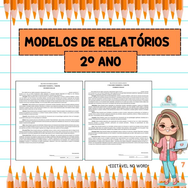 Modelos de relatórios 2º ano - Imagem 7