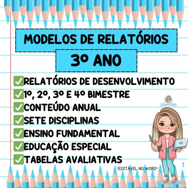 Modelos de relatórios 3º ano