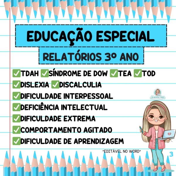 Modelos de relatórios 3º ano - Imagem 8