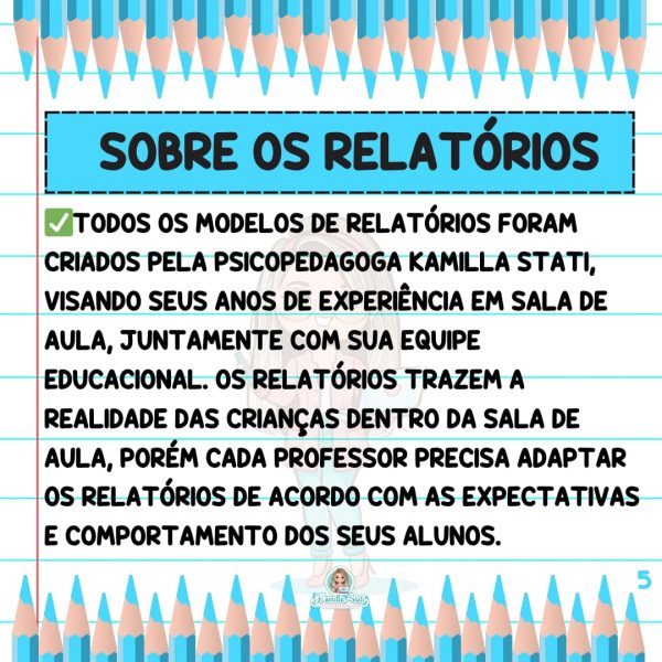 Modelos de relatórios 3º ano - Imagem 3