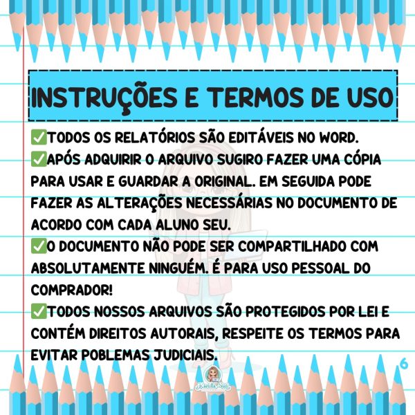 Modelos de relatórios 3º ano - Imagem 4