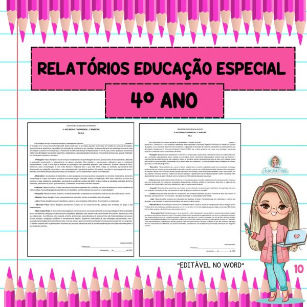Modelos de relatórios 4ºano - Imagem 10