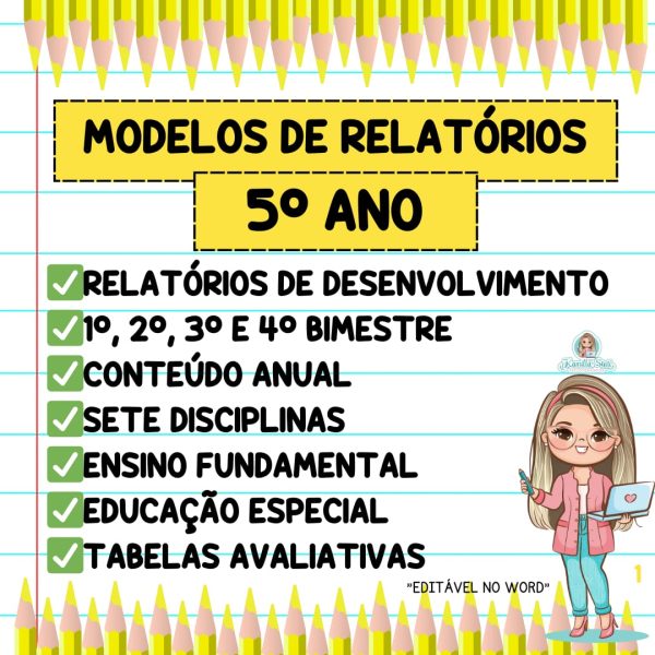 Modelos de relatórios 5º ano