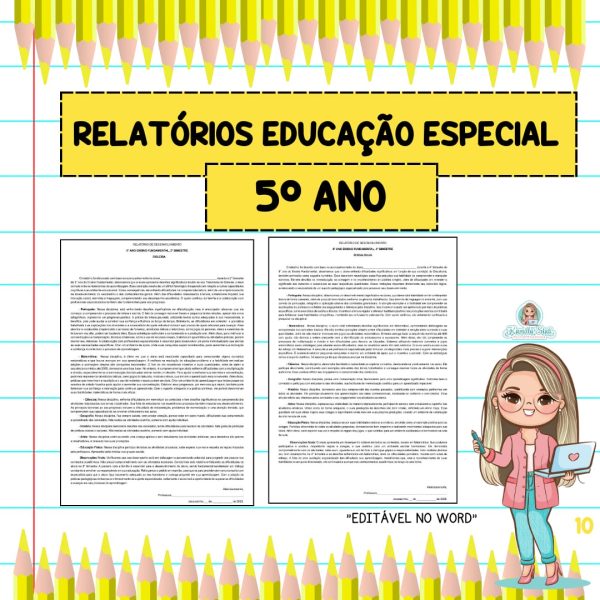 Modelos de relatórios 5º ano - Imagem 10