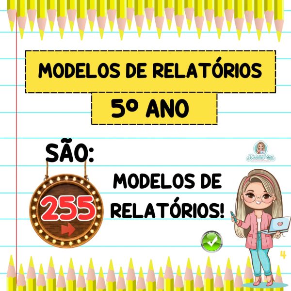 Modelos de relatórios 5º ano - Imagem 4