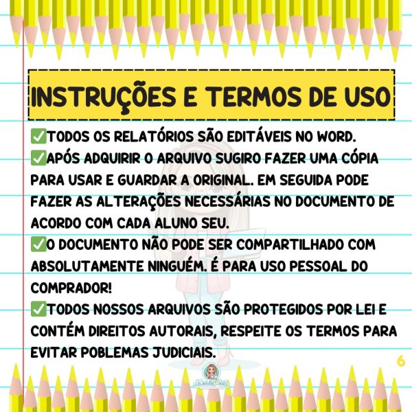 Modelos de relatórios 5º ano - Imagem 6