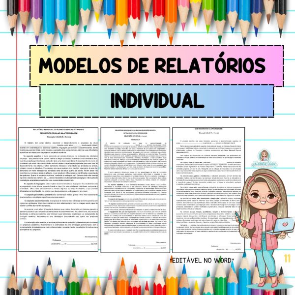 Modelos de relatórios educação infantil - Imagem 10