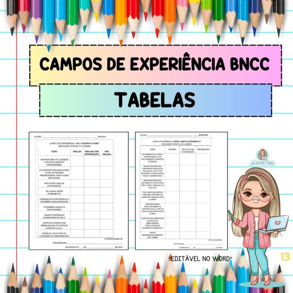 Modelos de relatórios educação infantil - Imagem 12