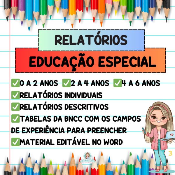 Modelos de relatórios educação infantil - Imagem 3
