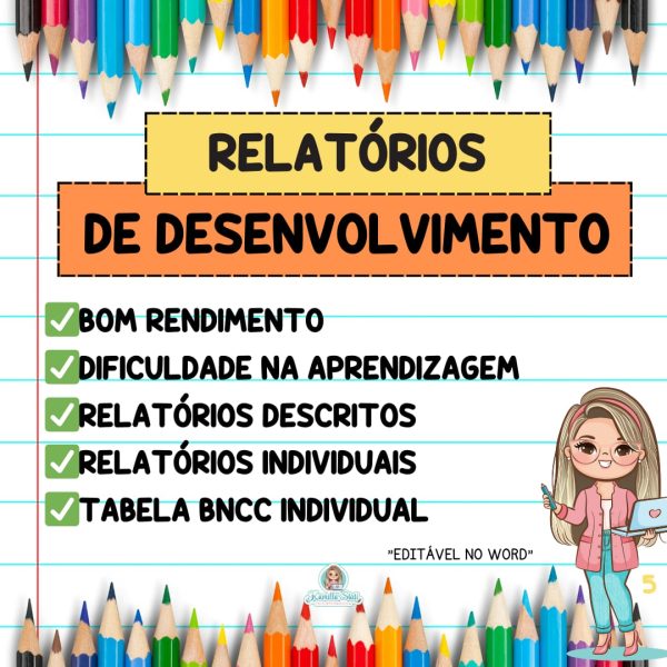 Modelos de relatórios educação infantil - Imagem 5