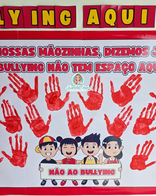 ️Mural das mãozinhas bullying - Imagem 5