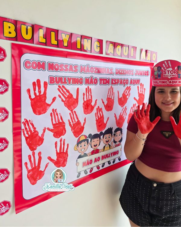 ️Mural das mãozinhas bullying - Imagem 6