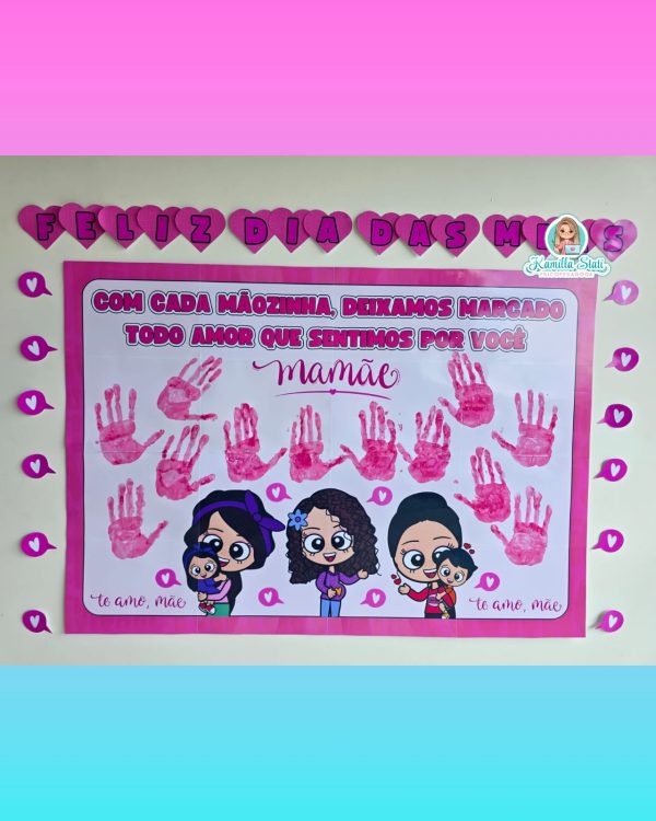 Mural das mãozinhas Maio Laranja - Imagem 7