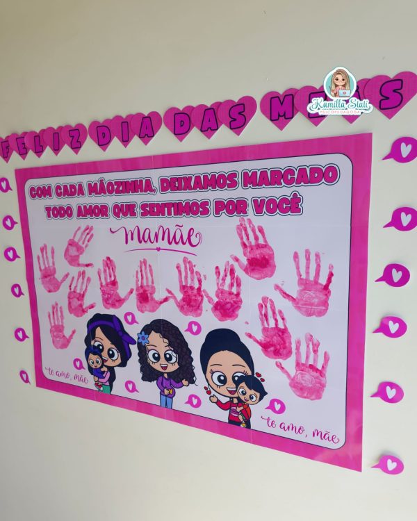 Mural das mãozinhas Maio Laranja - Imagem 9