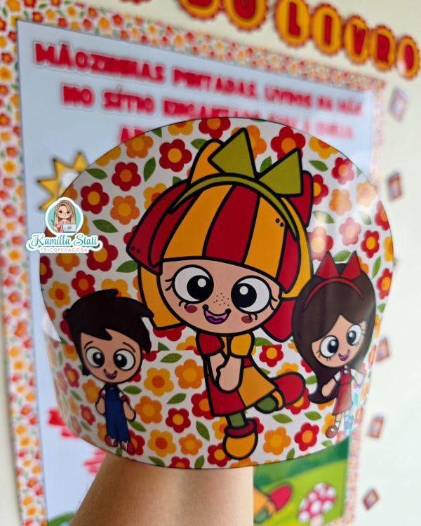 Mural das mãozinhas dia do livro - Imagem 5