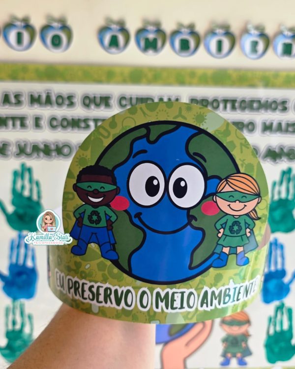 Mural das mãozinhas meio ambiente - Imagem 5