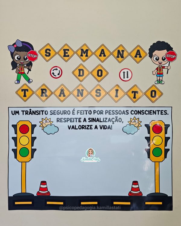 Mural das mãozinhas semana do trânsito - Imagem 2