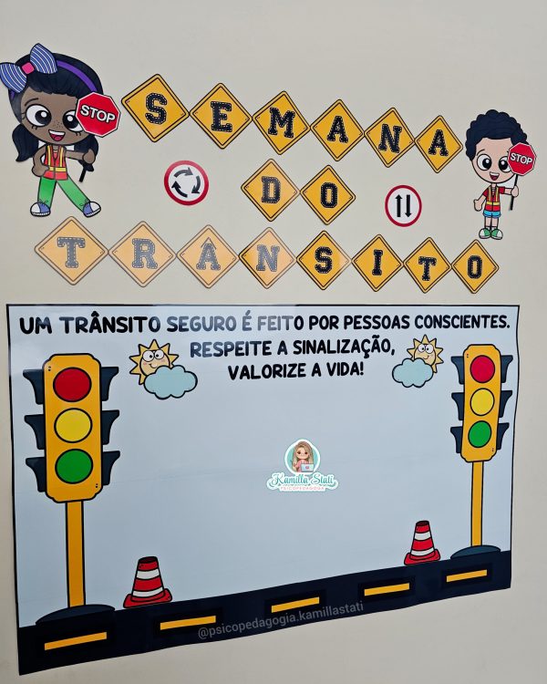 Mural das mãozinhas semana do trânsito - Imagem 3