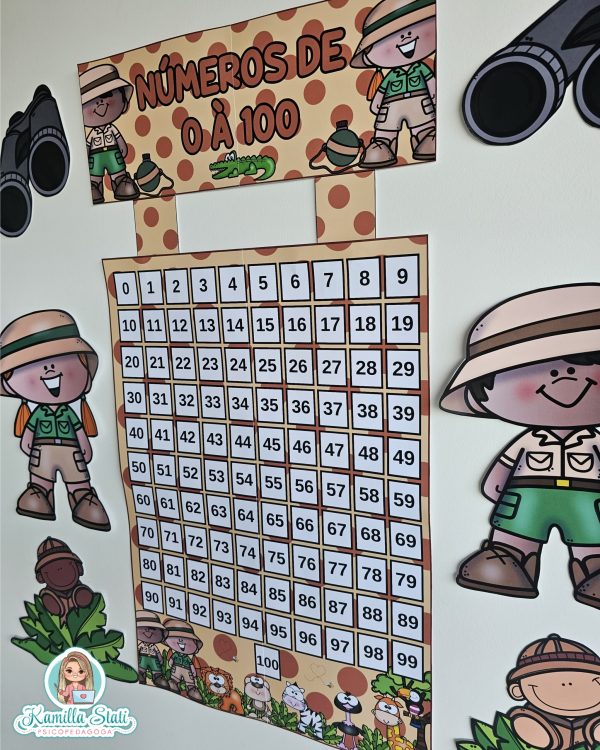 Números de parede do 0 ao 100 - Imagem 4