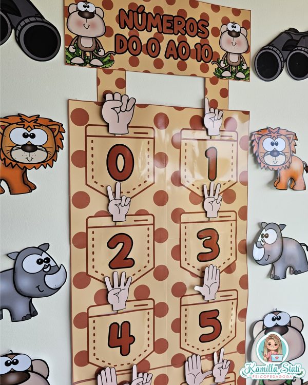 Números interativos do 0 ao 10: safari - Imagem 3
