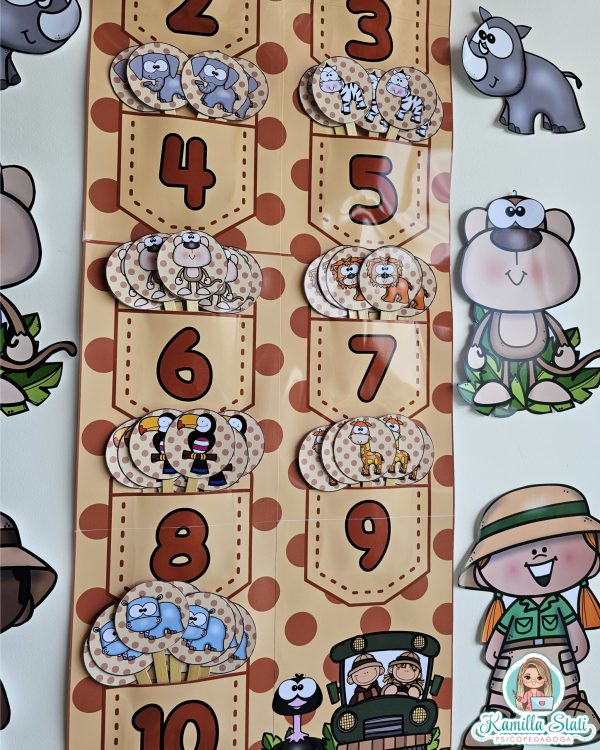 Números interativos do 0 ao 10: safari - Imagem 6