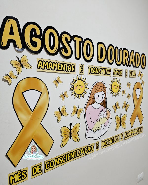 Painel agosto dourado