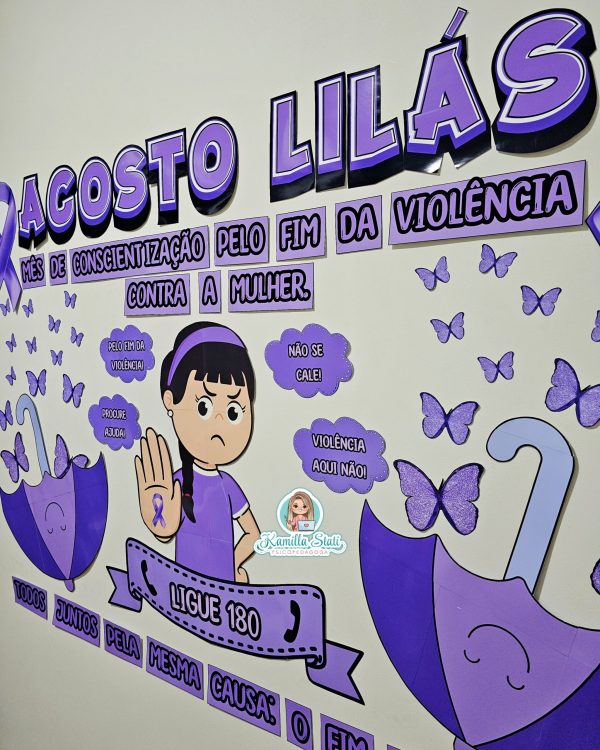 Painel Agosto Lilás - Imagem 4