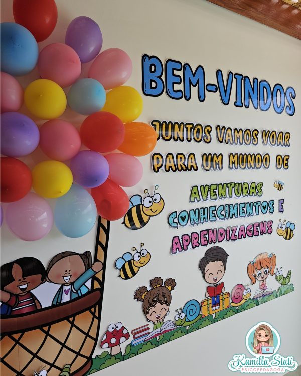 Painel balão volta ás aulas