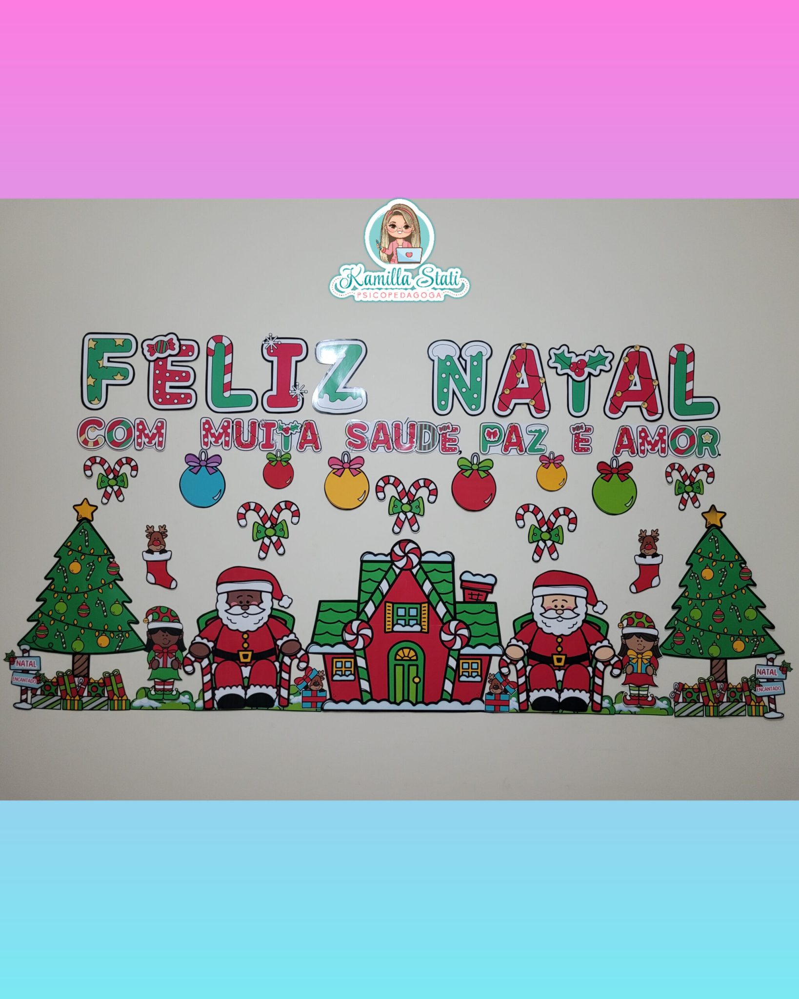Painel de natal - Abc Pedagógico Infantil
