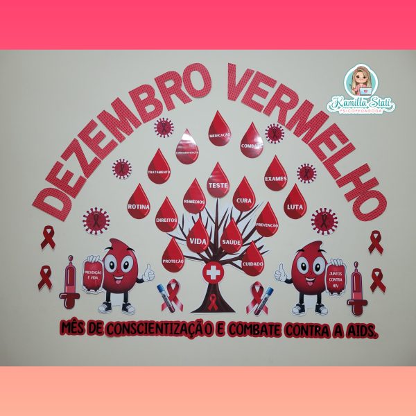 Painel dezembro vermelho - Imagem 2