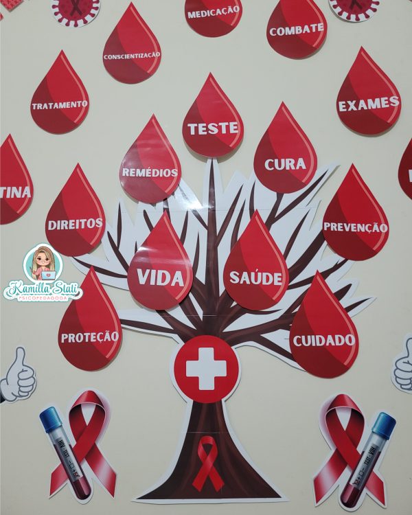 Painel dezembro vermelho - Imagem 5
