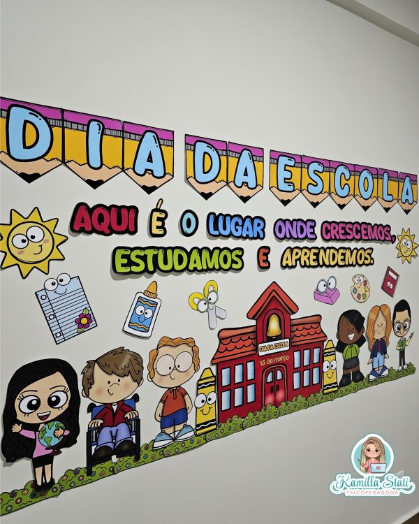 Painel dia da escola