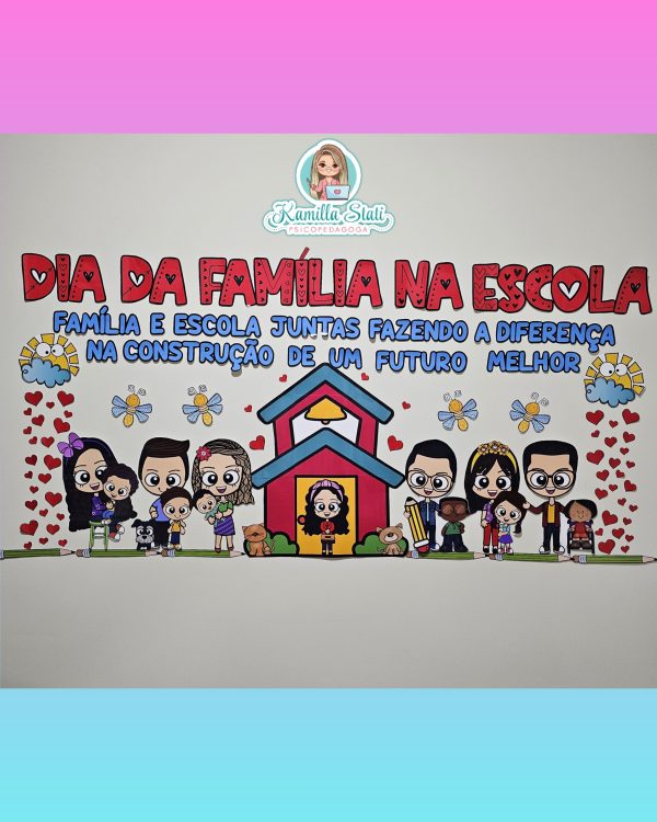 Painel dia da família na escola - Imagem 2