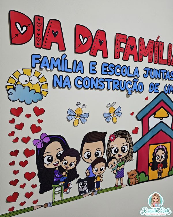 Painel dia da família na escola - Imagem 3
