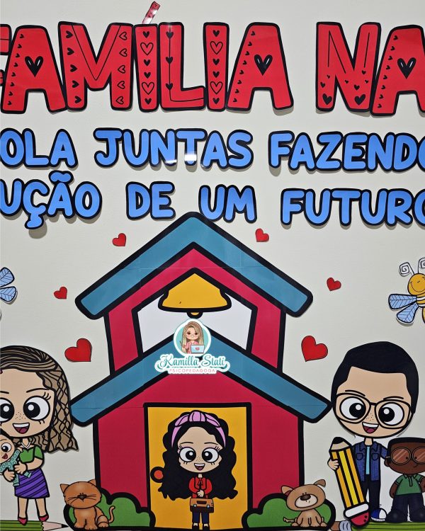 Painel dia da família na escola - Imagem 7