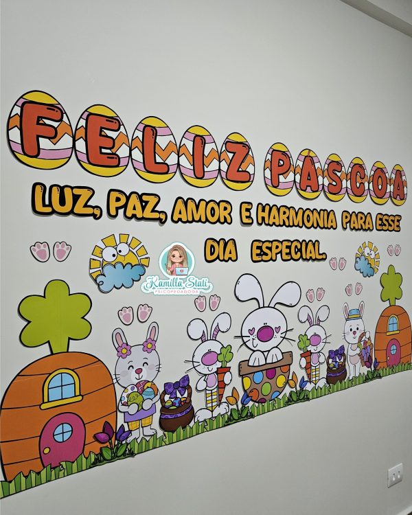 Painel dia da Páscoa Coelho