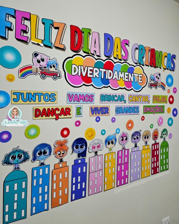 Painel dia das crianças divertidamente - Imagem 2