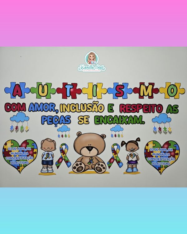 Painel dia do autismo 2 - Imagem 6