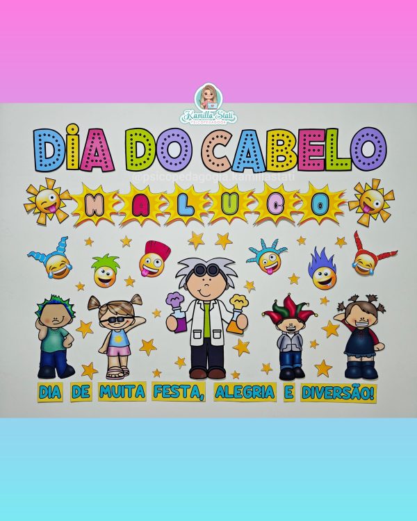 Painel dia do cabelo maluco - Imagem 2