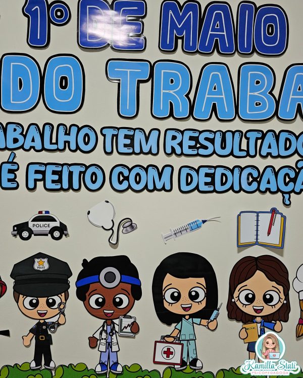 Painel dia do trabalho - Imagem 4