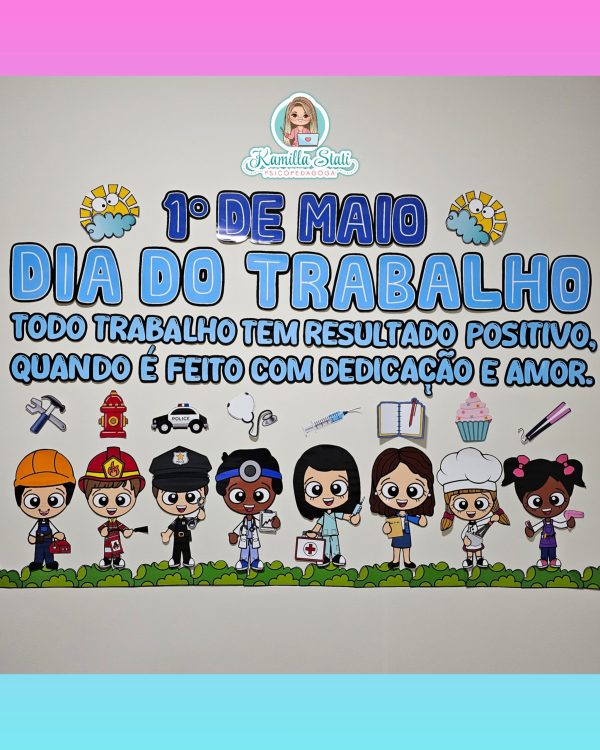 Painel dia do trabalho - Imagem 7
